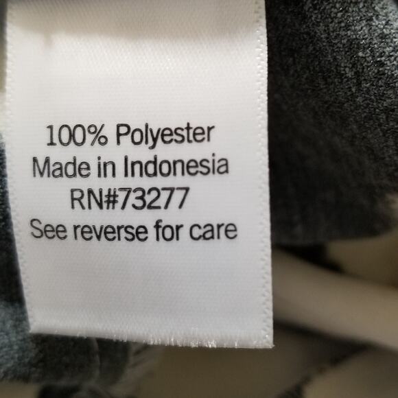 Nine West Women's Black & White Floral Crop Wide Leg Pants Pull-On Size M - Picture 7 of 9